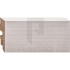 Напольный плинтус МДФ Plintto Эко Bianco Veralinga тип-0 